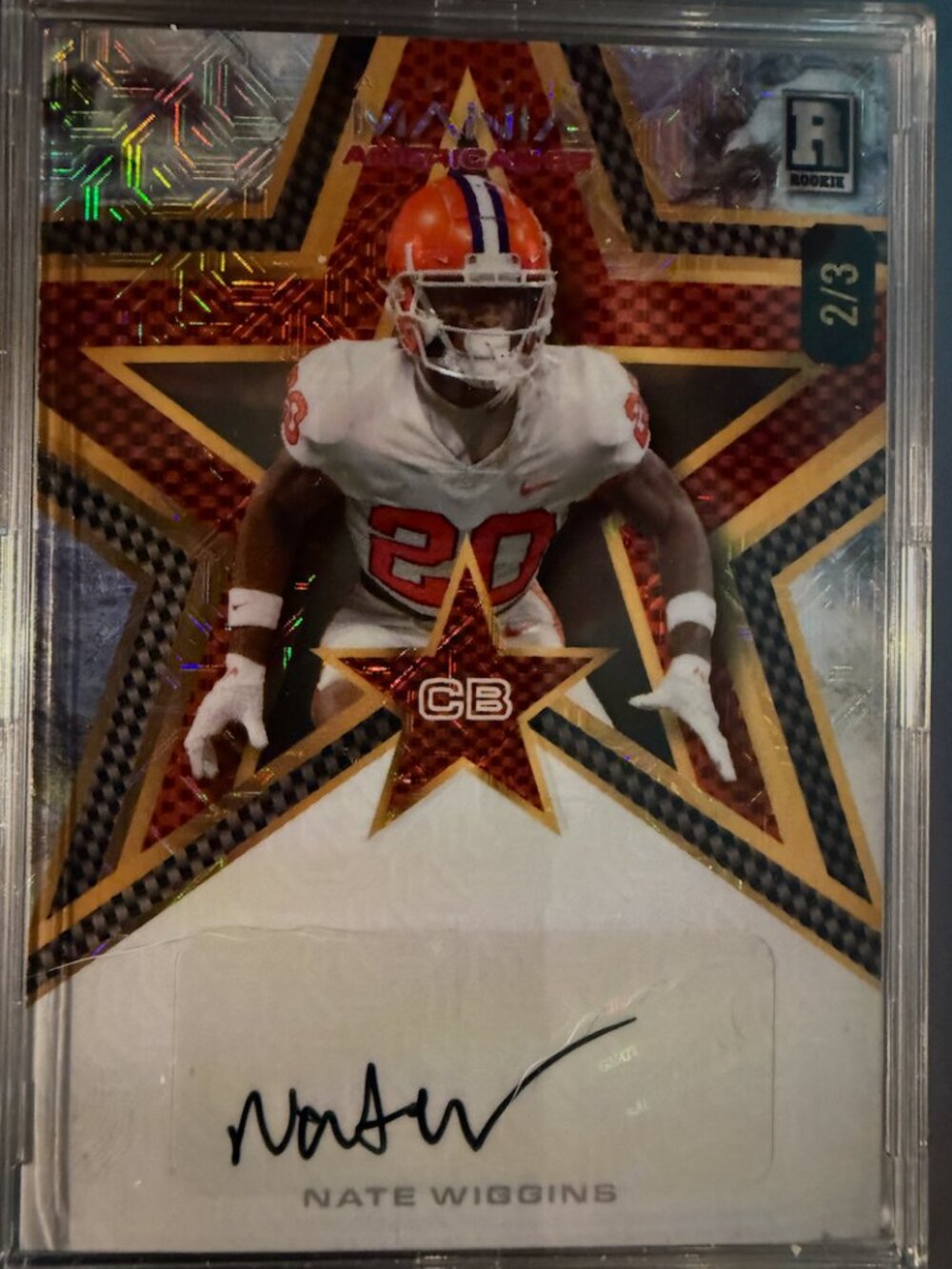Nate Wiggins Auto AMAS-NW | 2024 Wild Card Mania Rookie | 2/3